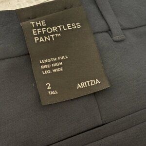 Aritzia Women's The Effortless Pant - Crepette | Dark Night Navy Size 2 Tall